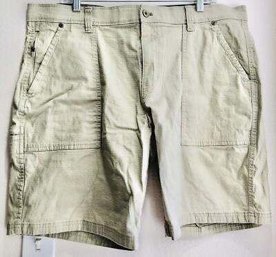 David Peyser Weatherproof Vintage Shorts Khaki Stretch 38 Golf