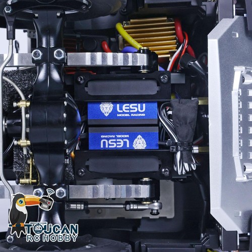 LESU 8x8 Hydraulic RC Full-Dump Truck 1/14 RTR Remote Control Dumper Rear Hook - Picture 20 of 23