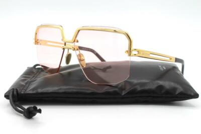 Celine CL40041U 40041U Sunglasses Brushed Antique Gold Black 32S Authentic 61mm