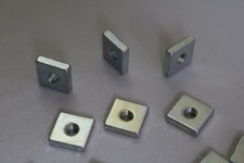 Schiebemutter M4 10x10x2,5mm,  Nutmutter M4 f&uuml;r Bosch Rexroth Profil 20x20 Nut6