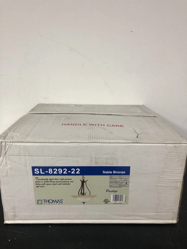 Thomas lighting SL829222 Prestige 3-Light Sable Bronze Hanging Pendant - Image 3 of 3