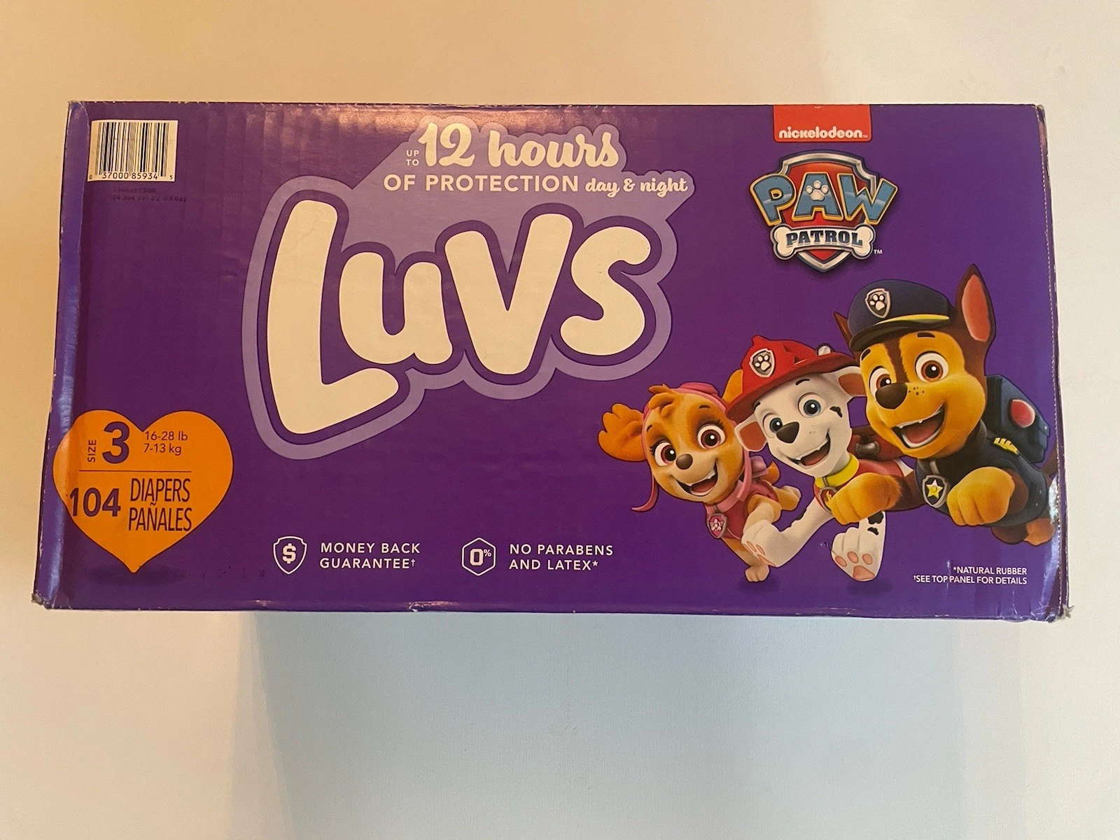 Diapers Luvs Size 3 Qty. 100 New