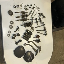 1985 Yamaha YZ80 YZ 80 Transmission/Shift Forks/Shift Drum/shift shaft/parts lot