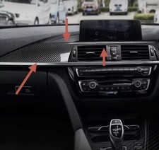 BMW M3 F80 M4 F82 F83 ORIGINAL CARBON FIBER INTERIOR DASH COVER TRIM RHD M SPORT