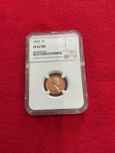 1953 Lincoln Cent NGC PF67RD, #6576630-018, Stunning w/Fantastic Service