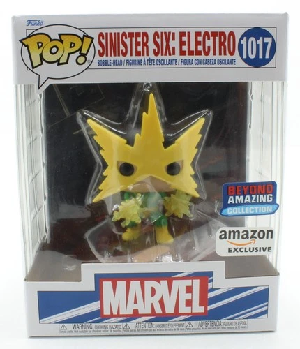 Funko Pop! - Marvel Sinister Six Electro 1017 Amazon Exclusive - Bobble-Head