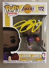 LeBron James Signed Funko Pop Autographed With COA Lakers