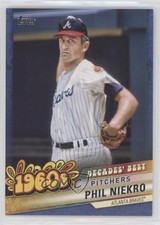 2020 Topps Decades Best Series 2 Pitchers Blue Phil Niekro #DB-19 HOF 4z8