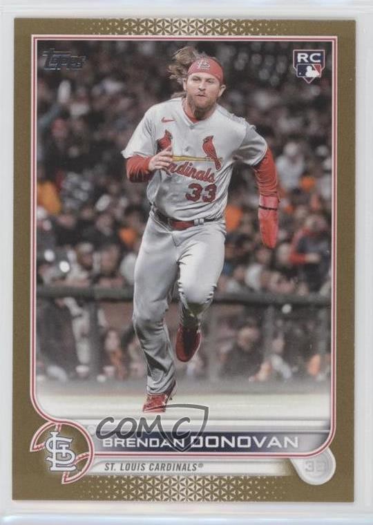 2022 Topps Update Gold 202/2022 Brendan Donovan #US150 Rookie RC 02u3
