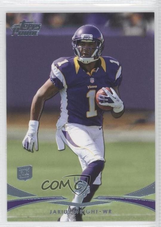 2012 Topps Prime Retail Blue Jarius Wright #12 Rookie RC 1g5
