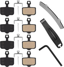 4 Pairs Semi-Metallic Bike Disc Brake Pads for SRAM Nutt Hydraulic Brakes