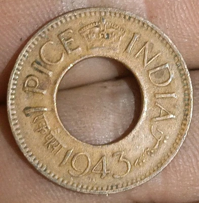 India 1 Pice 1943 - Image 1 of 2