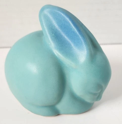 Van Briggle Art Pottery Rabbit Bunny Ming Turquoise