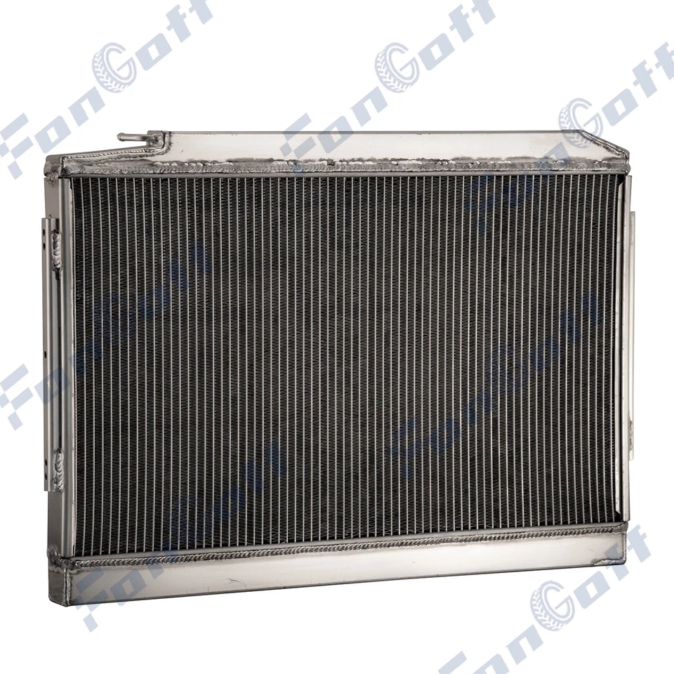 Radiador de 2 fileiras ajuste 75-1980 Mercedes-Benz 450SL 1975-79 450SLC/1981 380SL 380SLC - Imagem 4 de 4