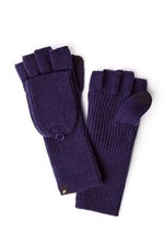 Fabletics Navy Blue Chunky Rib Convertible Gloves