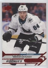 2020-21 Upper Deck Overtime Rookies Red 94/99 Maxim Letunov #55 1q2