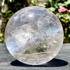 1.3LB Natural transparent quartz ball crystal spiritual energy repair