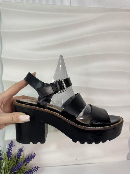 Women Pull&Bear Heels Black 38