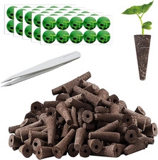 100pcs Seed Pod Kit for Hydroponics with 50 Grow Sponges & 50 Labels 0.21 per gallon