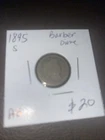 1895 S Barber Dime. $20