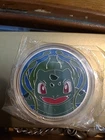 Pokemon Gotta Catch 'Em All Enameled 1 oz .999 Silver Round - Bulbasaur