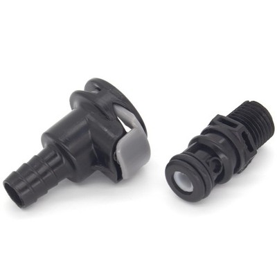8838US6 Marine Universal Male Female Sprayless Connector for Boat Fuel Gas Tank
