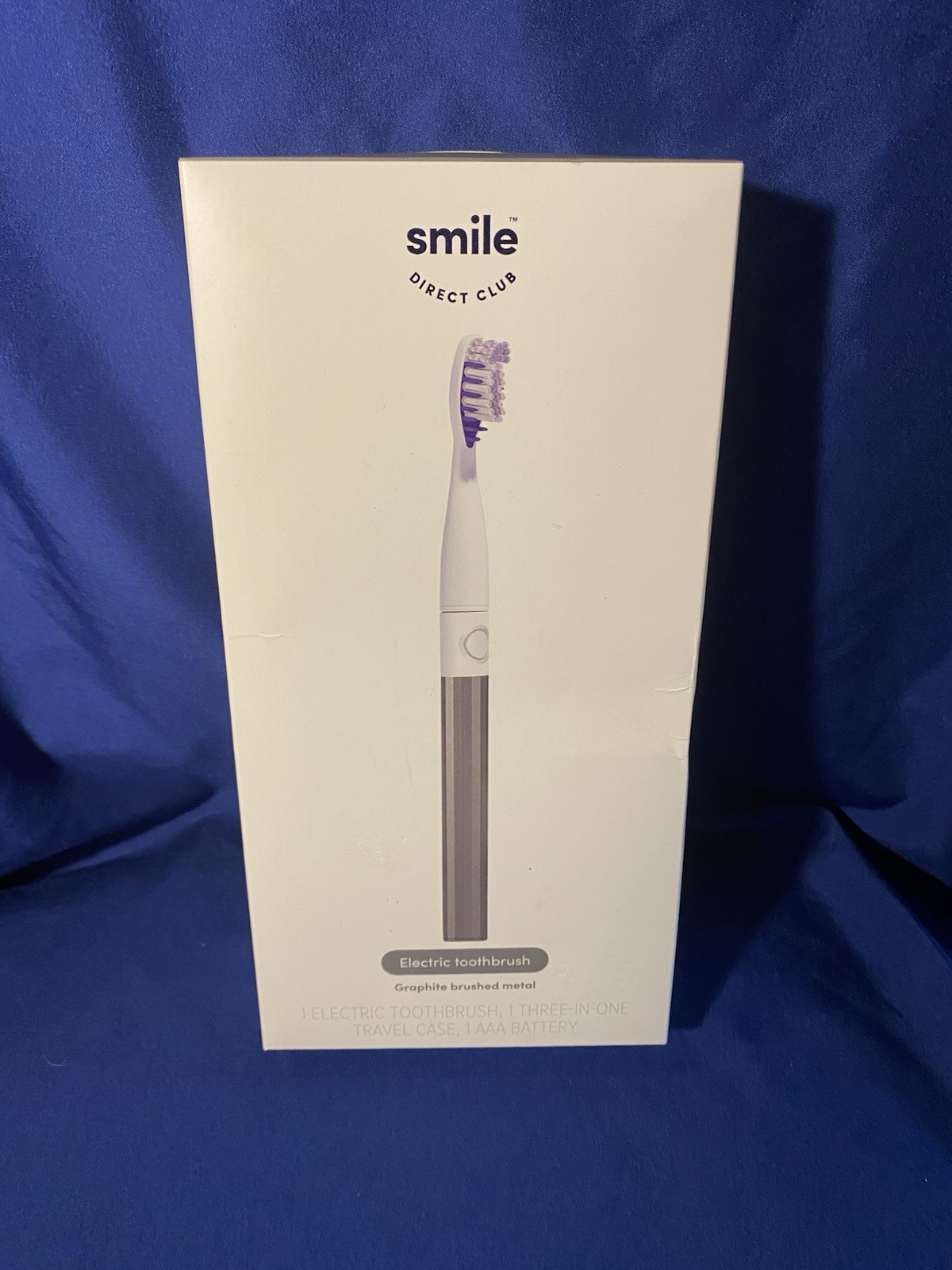 Smile Direct Club Electric Toothbrush Graphite Brushed Metal