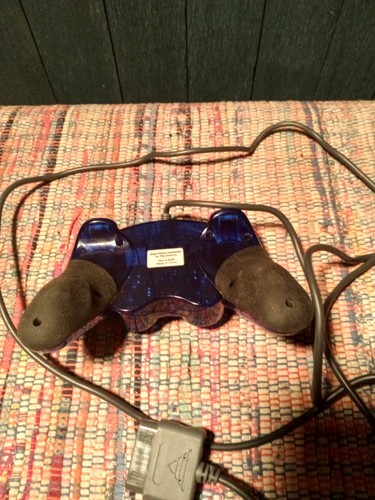 Controlador con cable Mad Catz Dual Force 8026 para PS2 PlayStation 2 - azul probado - Imagen 2 de 3
