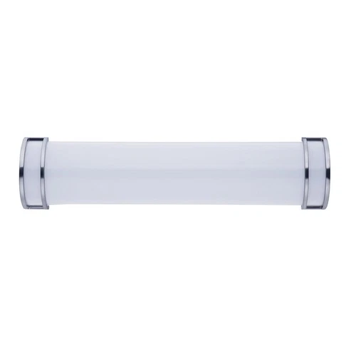Maxim 55534WTSN Linear LED 25" White Wall Sconce in Satin Nickel - Picture 2 of 2