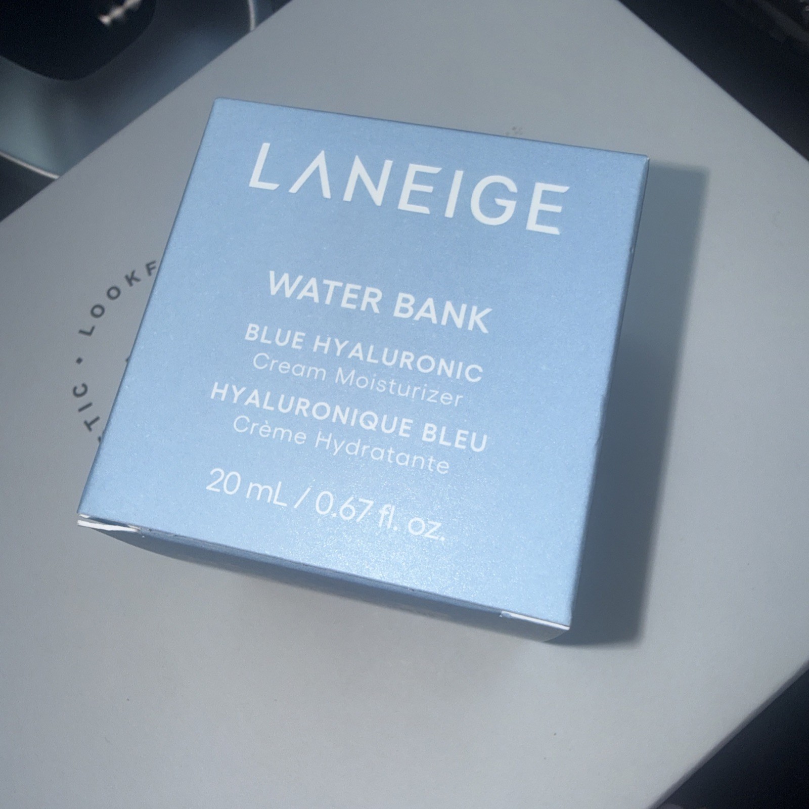 Laneige Water Bank Blue Hyaluronic Cream Moisturizer 20ml  New In Box Sealed Pot