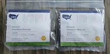 2 Packs Of 16 EMSI Electrical Stimulation Electrodes 1.7x1.7 Qty- 32 Total