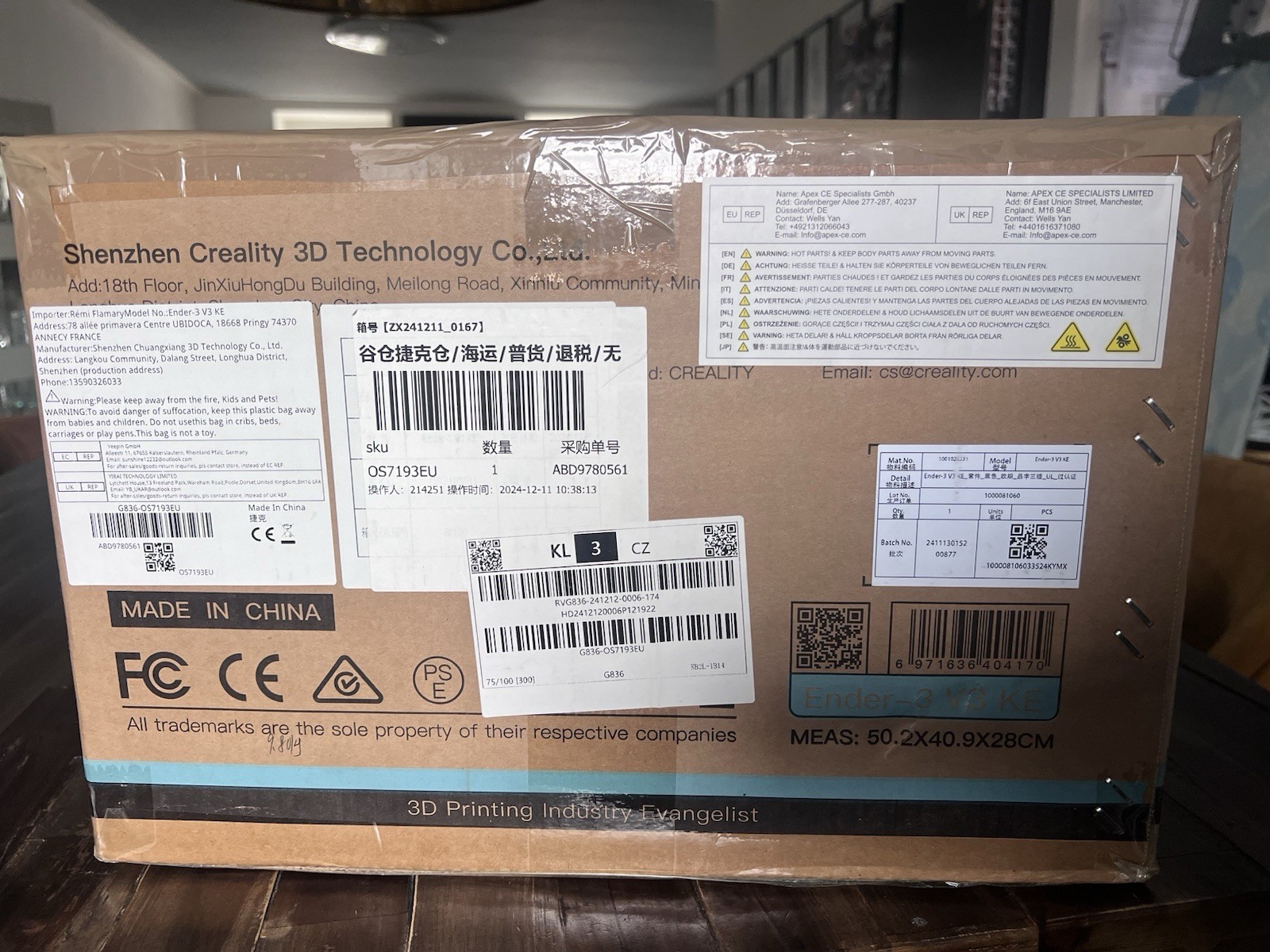 Creality Ender‑3 V3 KE 3D Drucker 500 mm/s Auto‑Leveling 220×220×240 - Bild 3