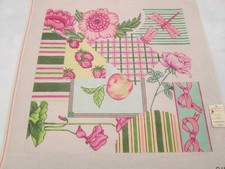 FRUIT/FLORAL/DRAGONFLIES-HANDPAINTED NEEDLEPOINT CANVAS