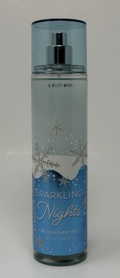 NEW Bath & Body Works Sparkling Nights Fine Fragrance Body Mist Spray 8 oz