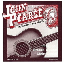 John Pearse Strings Phosphor Bronze 12-53 JP600L