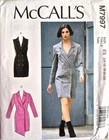 MCCALLS PATTERN 7997  DRESSES  MISSES SIZES  14 16 18 20 22  UNCUT  FF