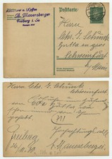 83113 - Ganzsache P 181 - Postkarte - Freiberg 26.11.1930 nach Schweinfurt