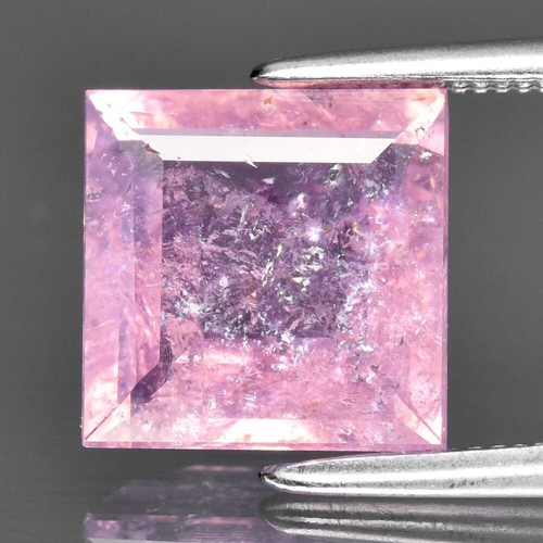💎 2.50ct 8.5mm Square Natural Pink Tourmaline - Unheated, Africa Gem