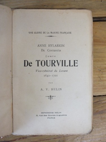 + Tourville Vice Amiral du Levant, Hulin 1907 EO Normandie, Manche, Coutances + - Imagen 5 de 12
