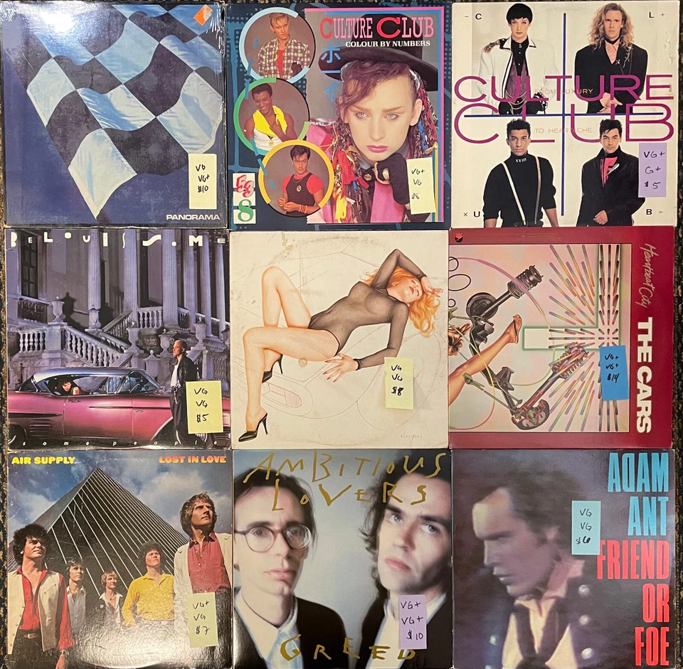 You pick - 70's & 80's Rock/Pop Vinyl Records LP - Many Titles - Cars, Police - Image 3 of 4