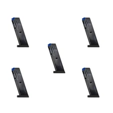 LOT of (5) Mec-Gar CZ 75 Compact P01 PCR 10RD 9mm Magazine Blued - MGCZCOMP10B