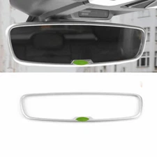 2018-2022 For Porsche Cayenne Matte Silver Interior Rearview Mirror Cover Frame