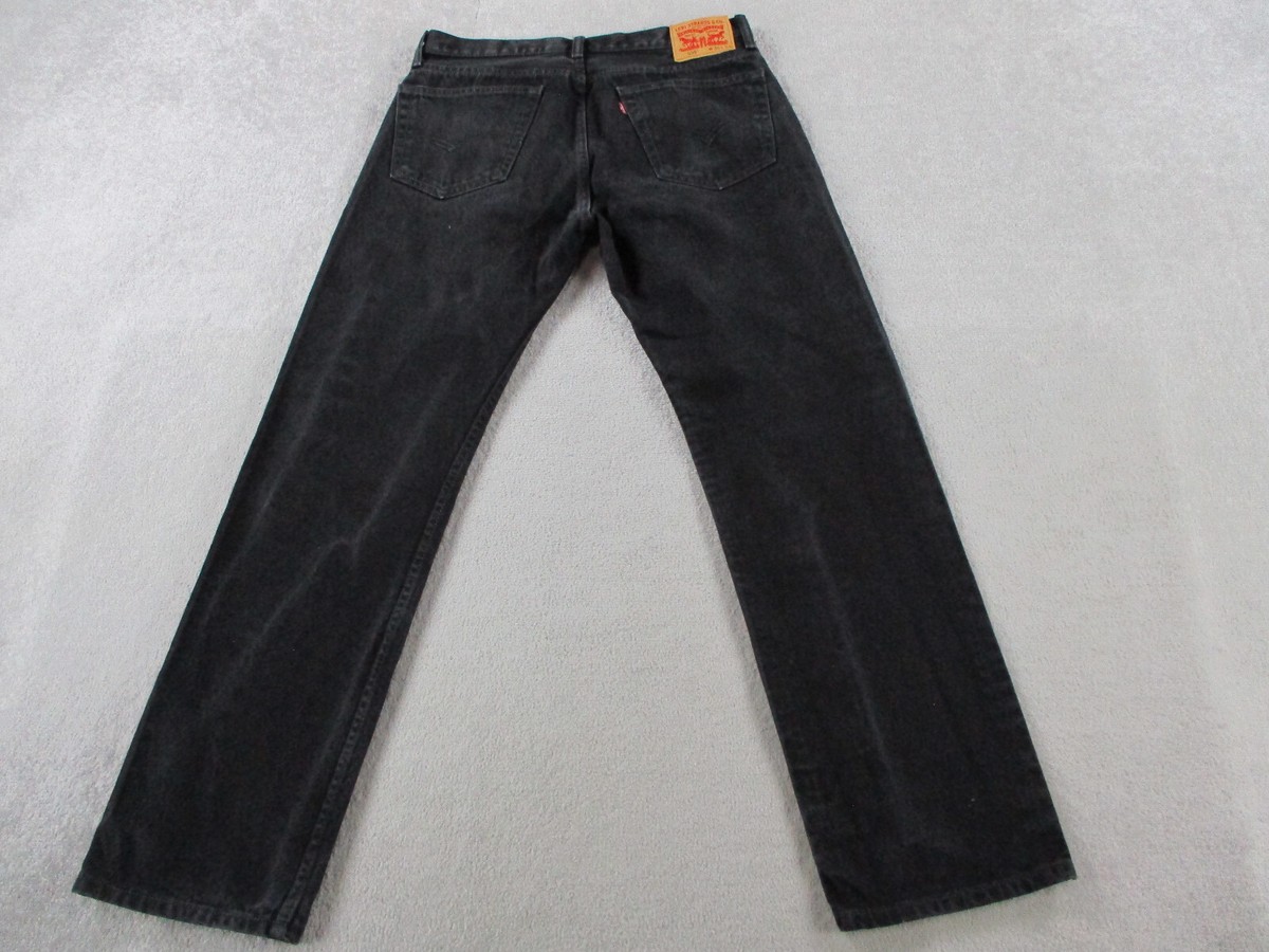 送料無料☆リーバイス Levis 505☆BLACK テーパーシルエット★W34 90's Levi's 505 BLACK JEANS MADE IN CANADA W38L30 90年代