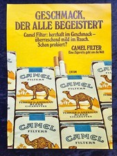 Camel  Filter Zigaretten, originale Werbung aus 1969