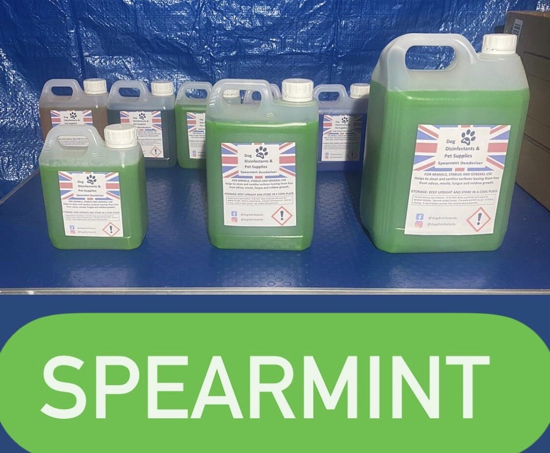 Dog Disinfectant Spearmint 5Ltr 🐾pet safe♻️Indoor/Outdoor Kennel