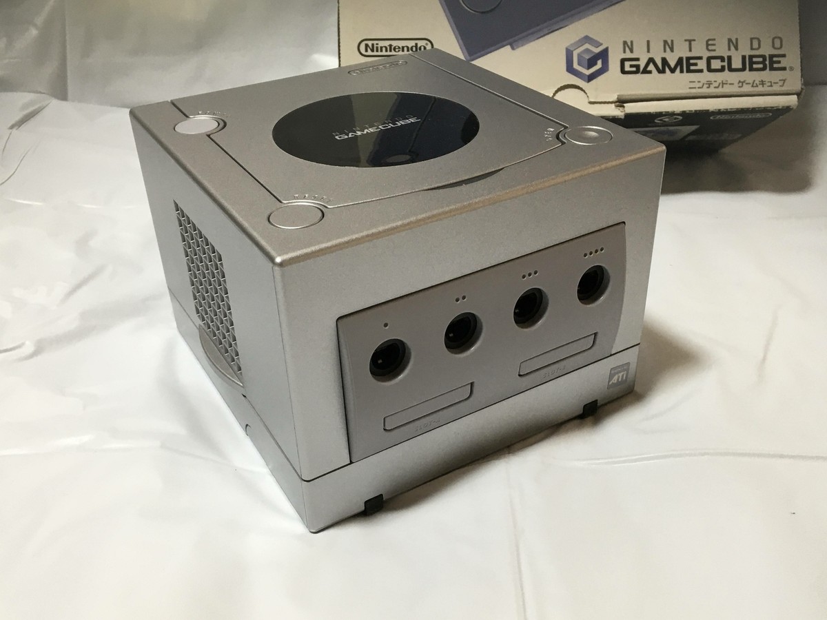 任天堂ゲームキューブ DOL-001 シルバー Nintendo Game Cube Silver Console DOL-001 Japan GC Working