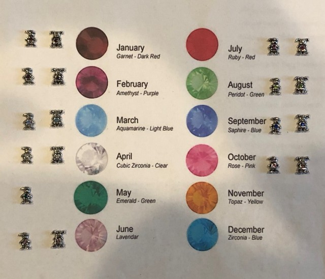 Authentic Origami Owl Birthstone Kids Boy Girl Charm NEW Retired eBay