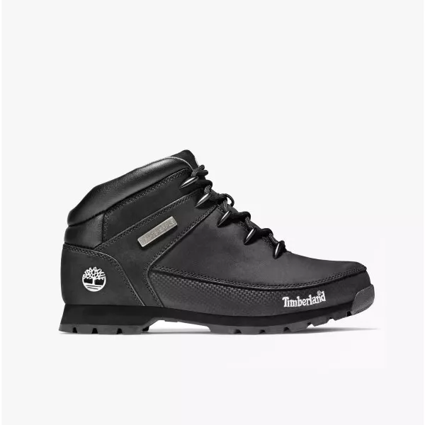 Timberland EURO SPRINT HIKER Mens Slip Resistant Lace Up Comfortable Boots Black