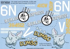 Warbird Decals 132057 1/32 B25J Berlin Express, Dumbo