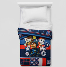 Paw Patrol "Preppy Pups" Twin Reversible Comforter Only Kids Bedding